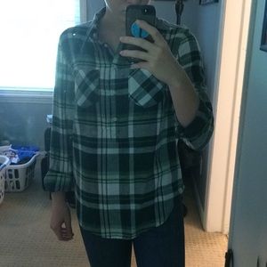 NWOT Merona plaid long sleeved shirt